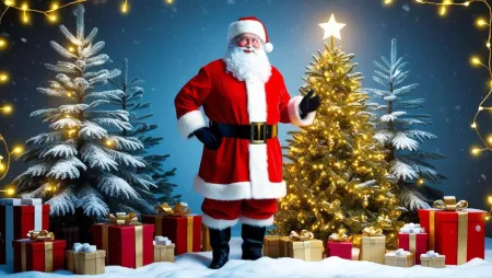 High-quality Santa Claus Background Pictures In 4k - Free Background Download