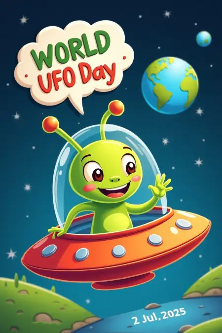 High Resolution Ufo Image For Event - Free World Ufo Day 2025 Download
