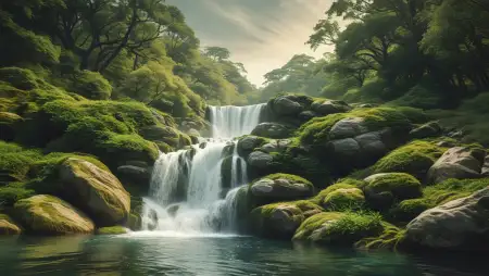 High-resolution Waterfall Background - Free Waterfall Background Download