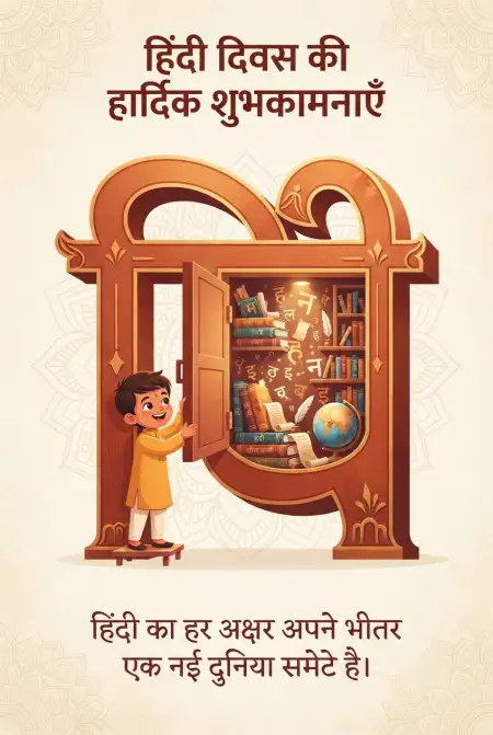 hindi diwas hindi wishes images 2026 - Happy Hindi Diwas Wishes 2026