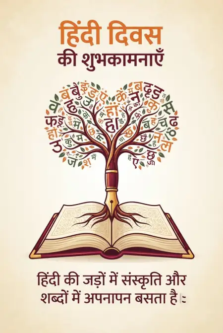 hindi diwas special images with quotes 2026 - Happy Hindi Diwas Wishes 2026