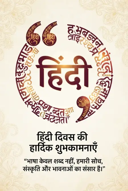 hindi diwas special wishes 2026 - Happy Hindi Diwas Wishes 2026