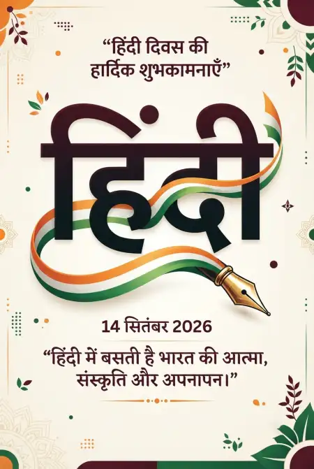 hindi diwas wishes 2026 - Happy Hindi Diwas Wishes 2026