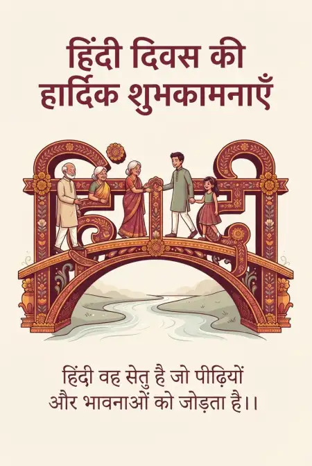 hindi diwas wishes images 2026