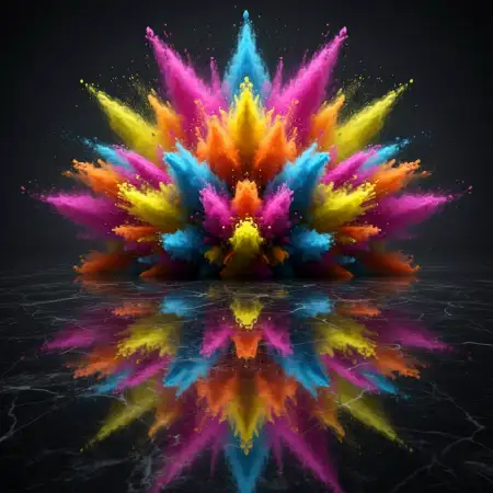 Free Holi Background With Artistic Color Wave Background Image Download