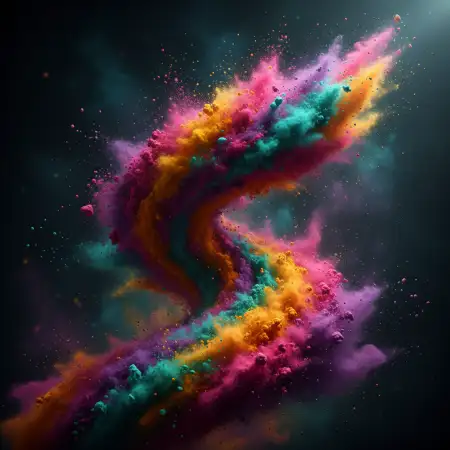 Free Holi Background With Color Splashes Background Image Download