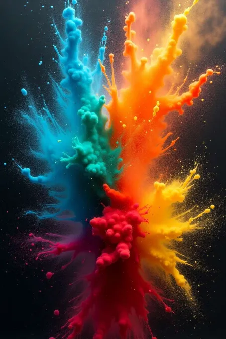 Holi Festival Theme Background For Social Media - Free Background Download