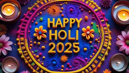 Holi Festival Youtube Thumbnail Background - Free Background Download