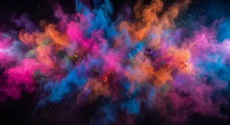 Holi Poster Background Dark Theme - Free Holi Poster Background Download