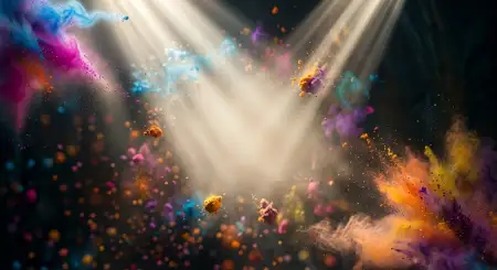 Holi Poster Background Editable Psd Template - Free Holi Poster Background Download