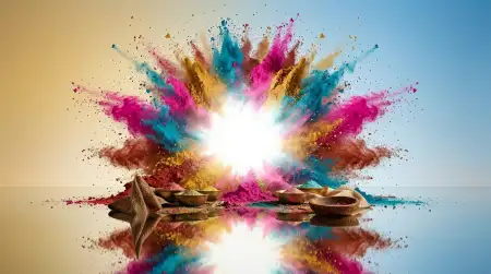 Holi Poster Background Editable Template - Free Holi Poster Background Download