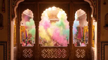 Holi Poster Background Festive Frame - Free Holi Poster Background Download