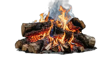 Holika Dahan Bonfire Graphic Png - Free Holika Dahan Fire Png Download