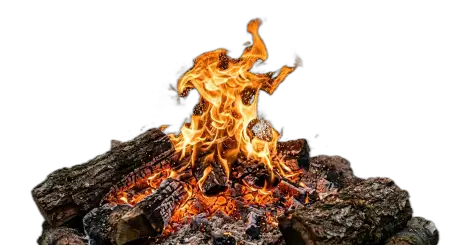 Holika Dahan Bonfire Hd Cutout Png - Free Holika Dahan Fire Png Download