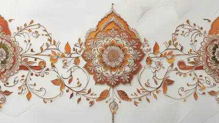 Horizontal Flower Border For Website Header - Free Related Flower Border Image