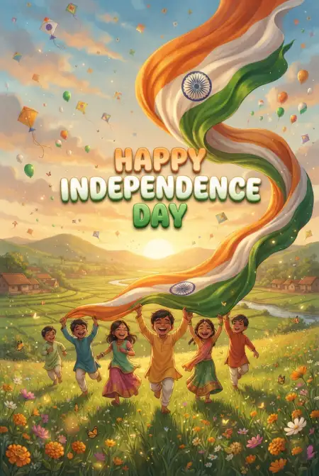 Independence Day 2026 Wishes Images - Free Indian Independence Day Wishes 2026 Download