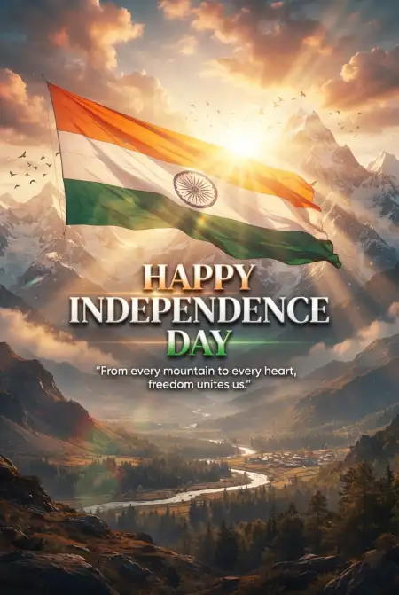 Free Independence Day Office Poster 2026 Image Download