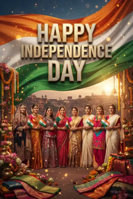 Independence Day Wishes 2026 Hindi Images - Free Indian Independence Day Wishes 2026 Download