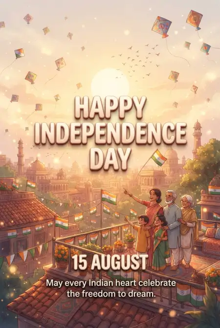 Independence Day Wishes 2026 Social Media Images - Free Indian Independence Day Wishes 2026 Download