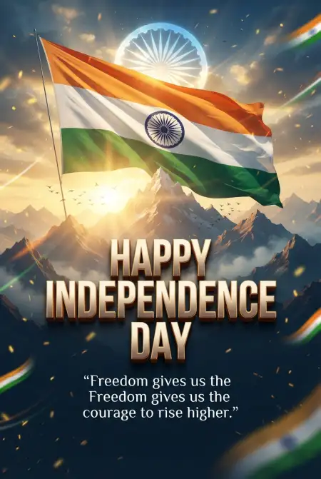 Independence Day Wishes 2026 With Patriotic Quotes - Free Indian Independence Day Wishes 2026 Download