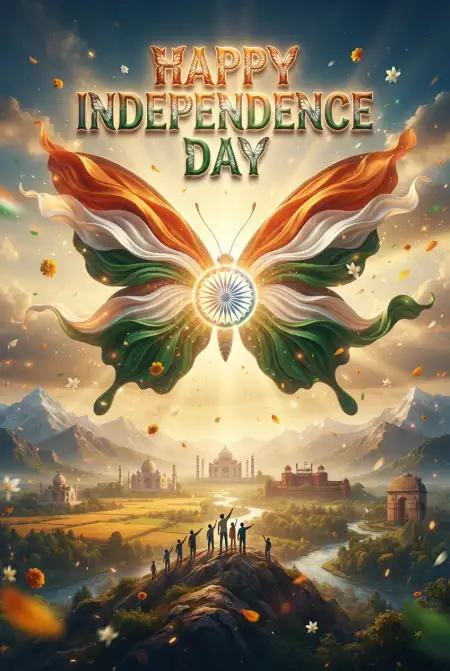 Independence Day Wishes In India 2026 - Free Indian Independence Day Wishes 2026 Download
