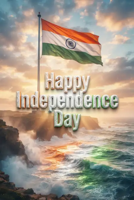 Indian Flag 15 August Poster 2026 - Free Indian Flag Download