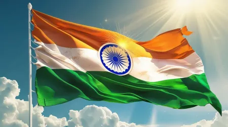 Indian Flag Background For Republic Day Greetings - Free Background Download