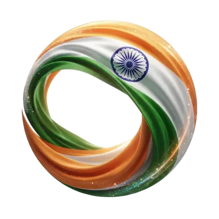 Free Indian Flag Circle Png Transparent PNG Download