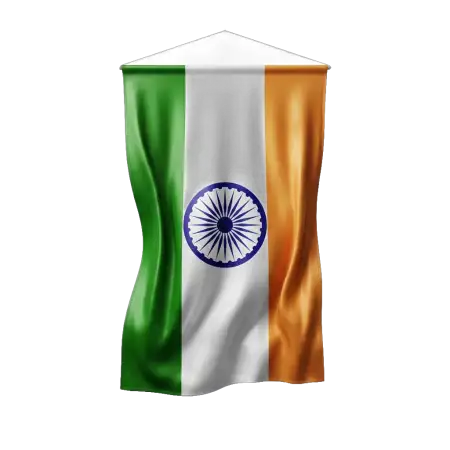 Free Indian Flag Creative Banner Design Transparent PNG Download