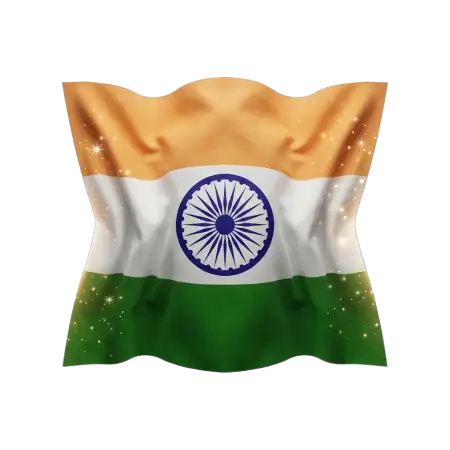 Free Indian Flag Decoration Png Transparent Transparent PNG Download