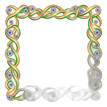 Free Indian Flag Frame Png Transparent PNG Download