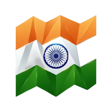 Free Indian Flag Png For Social Media Transparent PNG Download
