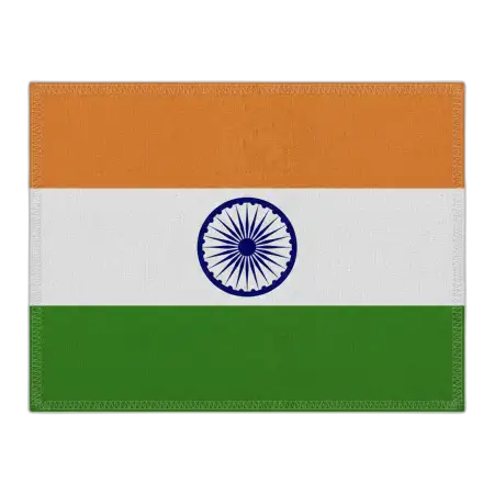 Indian Flag Png Minimal Style - Free Png Download