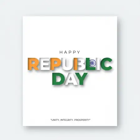 Indian Republic Day Typography - Free Indian Republic Day Download