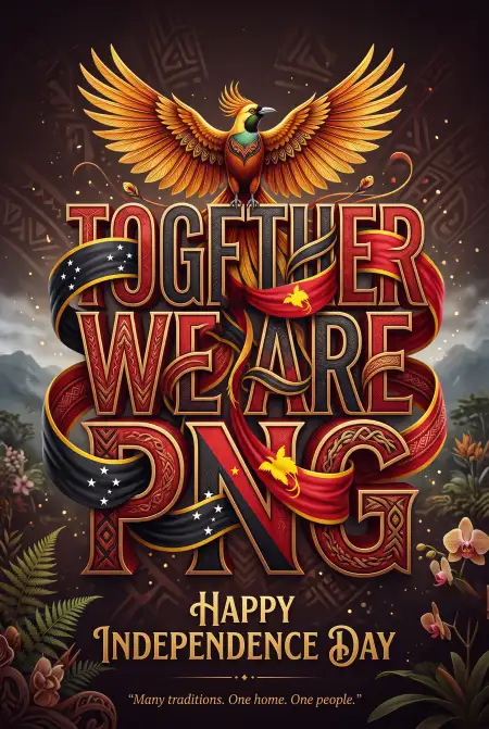 inspirational papua new guinea independence day wishes 2026 - Papua New Guinea Independence Day 2026