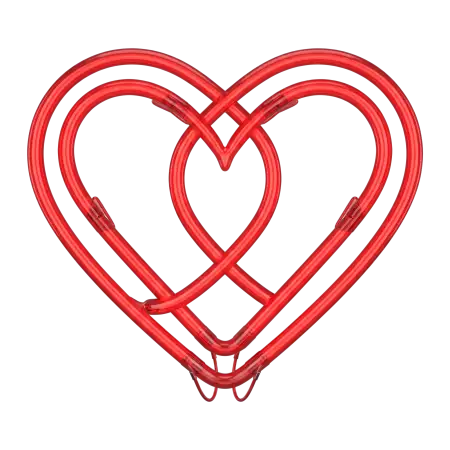 interlocking hearts png
