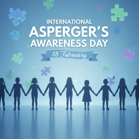 Free International Aspergers Awareness Day Awareness Infographic Background Download