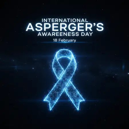 Free International Aspergers Awareness Day Blue Ribbon Meaning Background Download