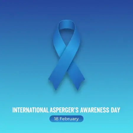 Free International Aspergers Awareness Day Blue Theme Design Background Download