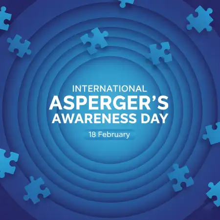 Free International Aspergers Awareness Day Creative Flyer Background Download