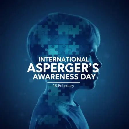 Free International Aspergers Awareness Day Digital Marketing Content Background Download