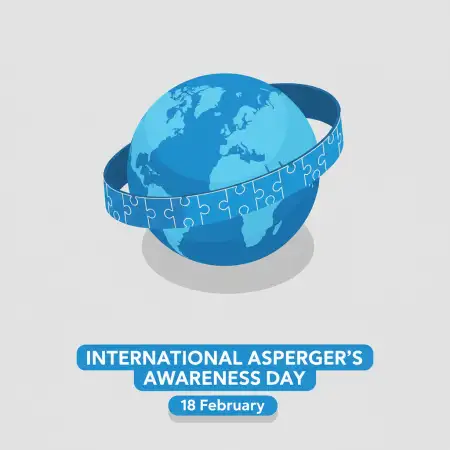 Free International Aspergers Awareness Day Free Social Media Template Background Download