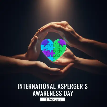 Free International Aspergers Awareness Day Support Group Message Background Download