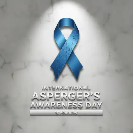 Free International Aspergers Awareness Day Vector Ribbon Png Background Download
