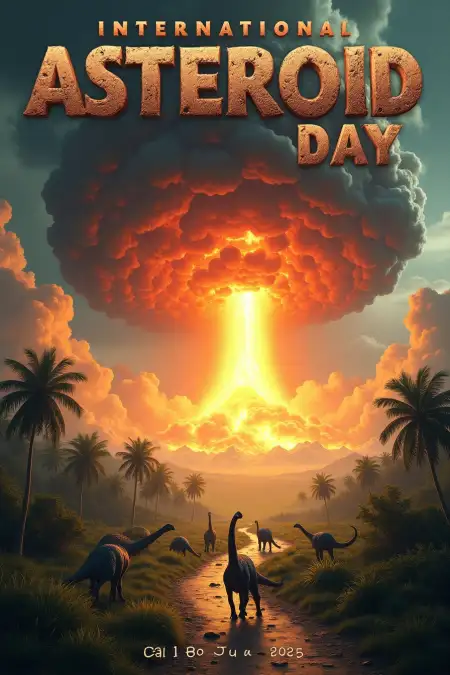 International Asteroid Day 2025 Theme And Slogan - Free International Asteroid Day Download