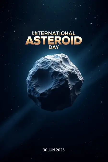 International Asteroid Day Poster Background Hd - Free International Asteroid Day Download