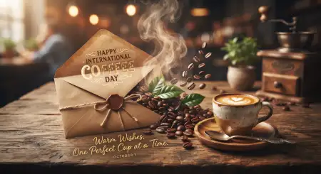 international coffee day 2026 greeting