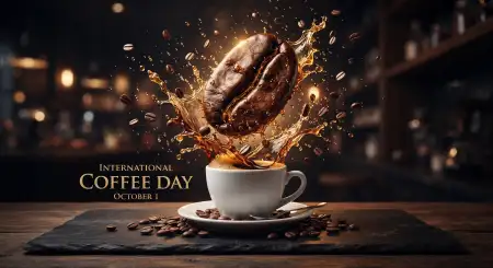 international coffee day 2026 png free download - International Coffee Day 2026