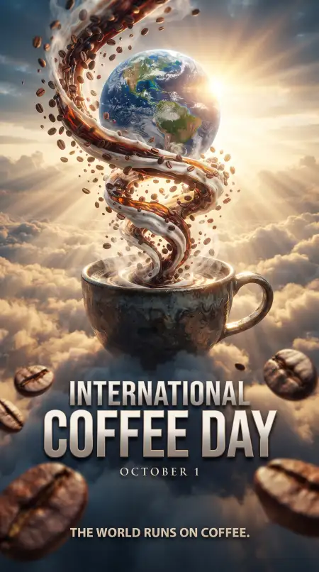 international coffee day 2026 poster