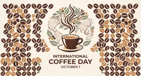 international coffee day 2026 vector - International Coffee Day 2026